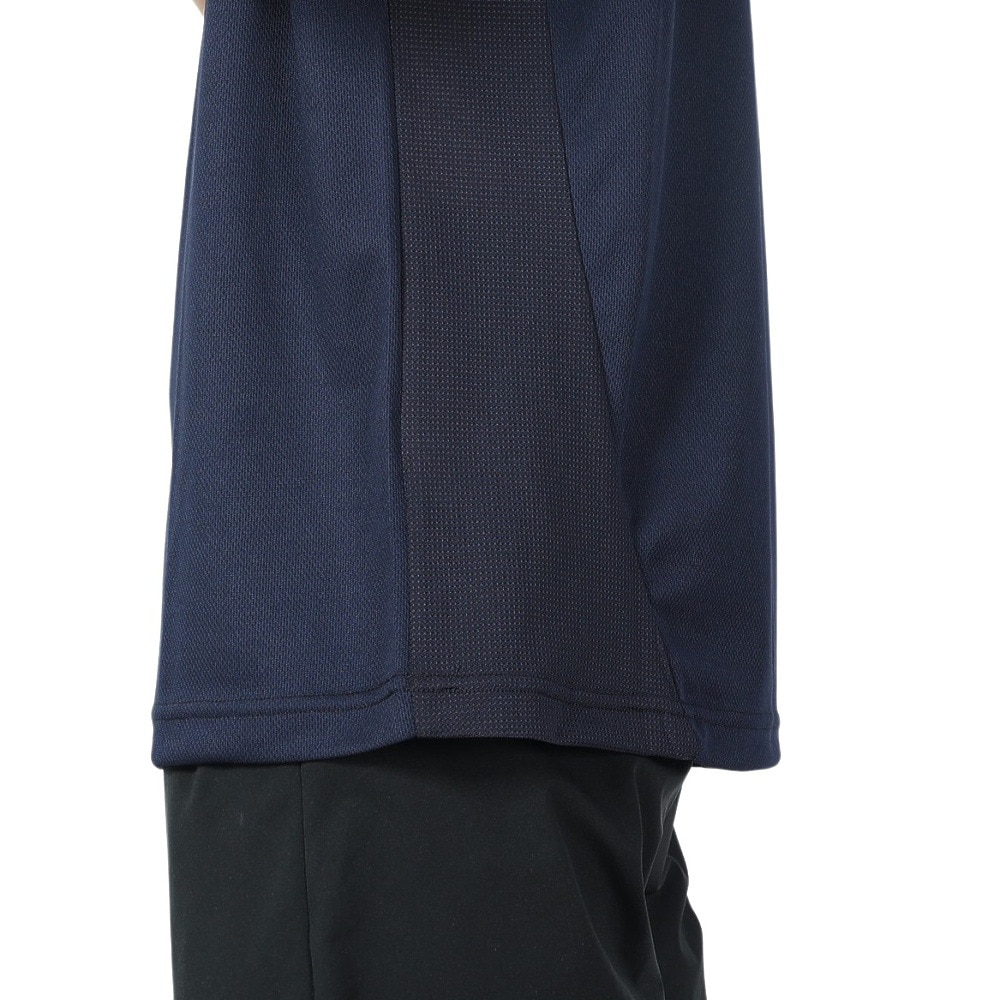 ジローム（GIRAUDM）（メンズ）ドライプラスクール シャインブロック メッシュ 半袖Tシャツ CT4S0025-TR863-GRES NVY
