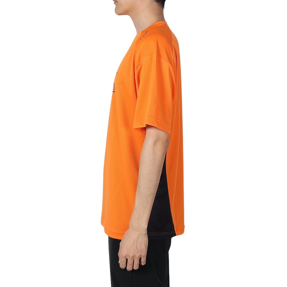 ジローム（GIRAUDM）（メンズ）ドライプラスクール シャインブロック メッシュ 半袖Tシャツ CT4S0025-TR863-GRES ORG