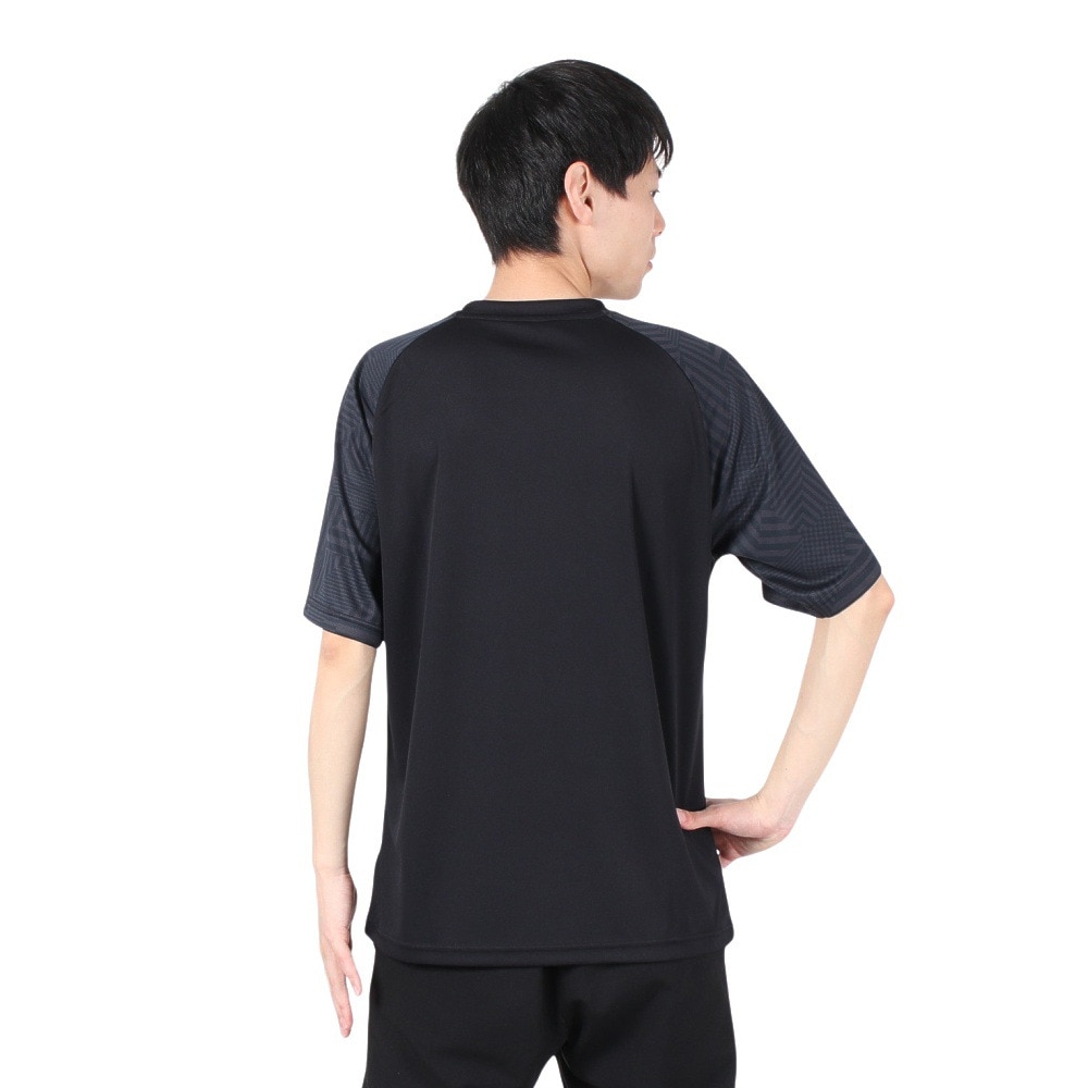 ジローム（GIRAUDM）（メンズ）ドライプラスクール シャインブロック メッシュ 半袖Tシャツ CT4S0026-TR863-GRES BLK