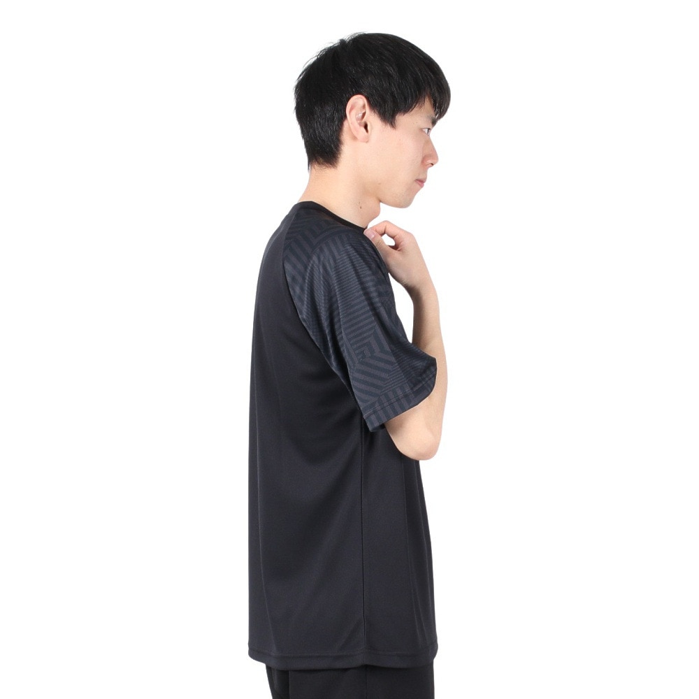 ジローム（GIRAUDM）（メンズ）ドライプラスクール シャインブロック メッシュ 半袖Tシャツ CT4S0026-TR863-GRES BLK
