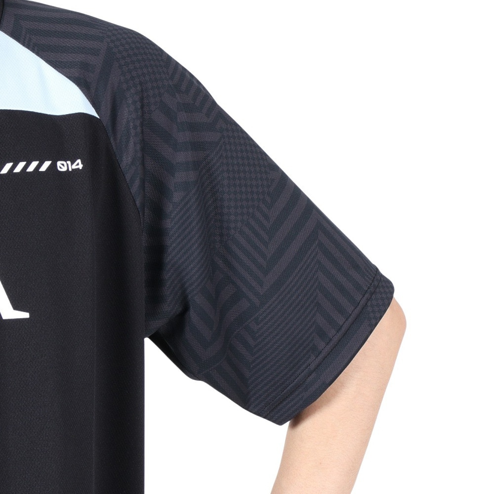 ジローム（GIRAUDM）（メンズ）ドライプラスクール シャインブロック メッシュ 半袖Tシャツ CT4S0026-TR863-GRES BLK