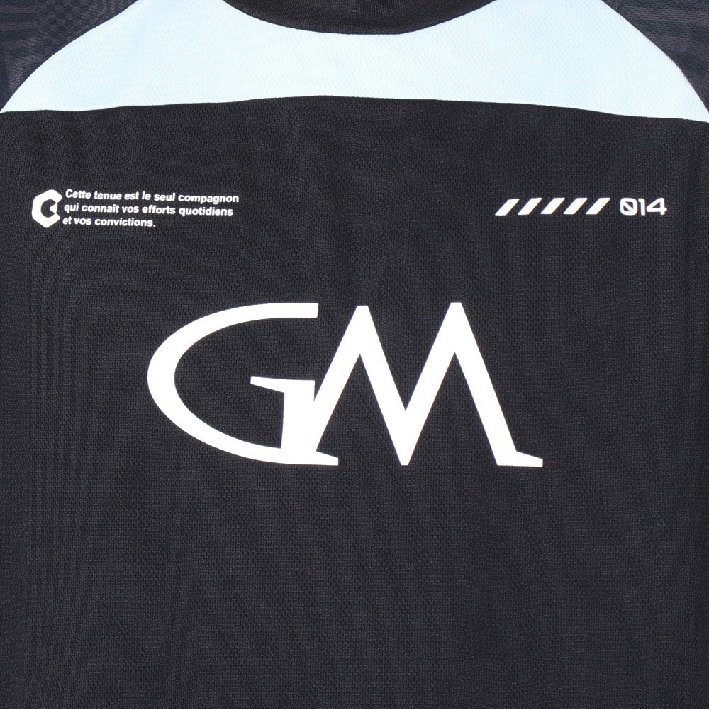 ジローム（GIRAUDM）（メンズ）ドライプラスクール シャインブロック メッシュ 半袖Tシャツ CT4S0026-TR863-GRES BLK