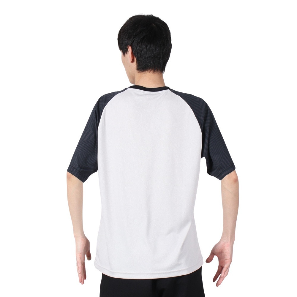 ジローム（GIRAUDM）（メンズ）ドライプラスクール シャインブロック メッシュ 半袖Tシャツ CT4S0026-TR863-GRES GYXBK