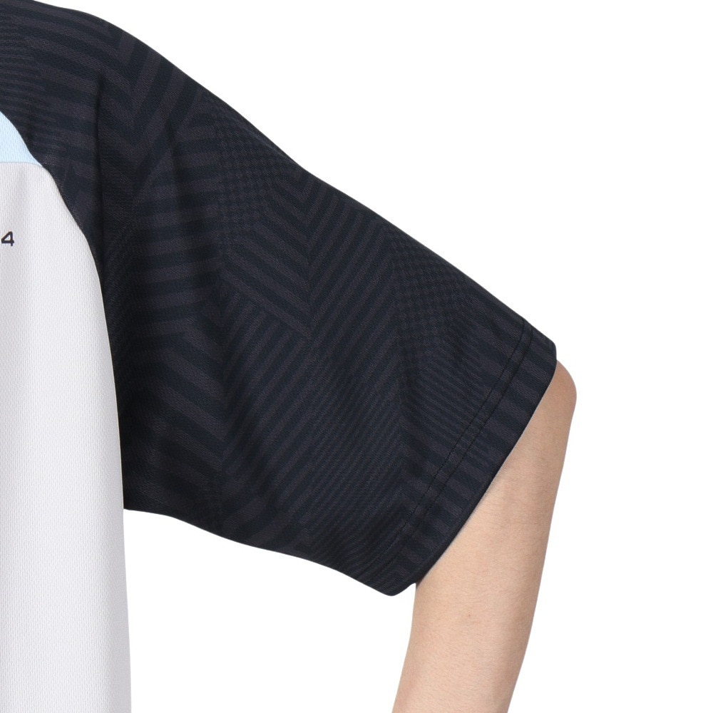 ジローム（GIRAUDM）（メンズ）ドライプラスクール シャインブロック メッシュ 半袖Tシャツ CT4S0026-TR863-GRES GYXBK