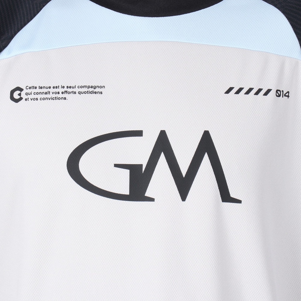 ジローム（GIRAUDM）（メンズ）ドライプラスクール シャインブロック メッシュ 半袖Tシャツ CT4S0026-TR863-GRES GYXBK