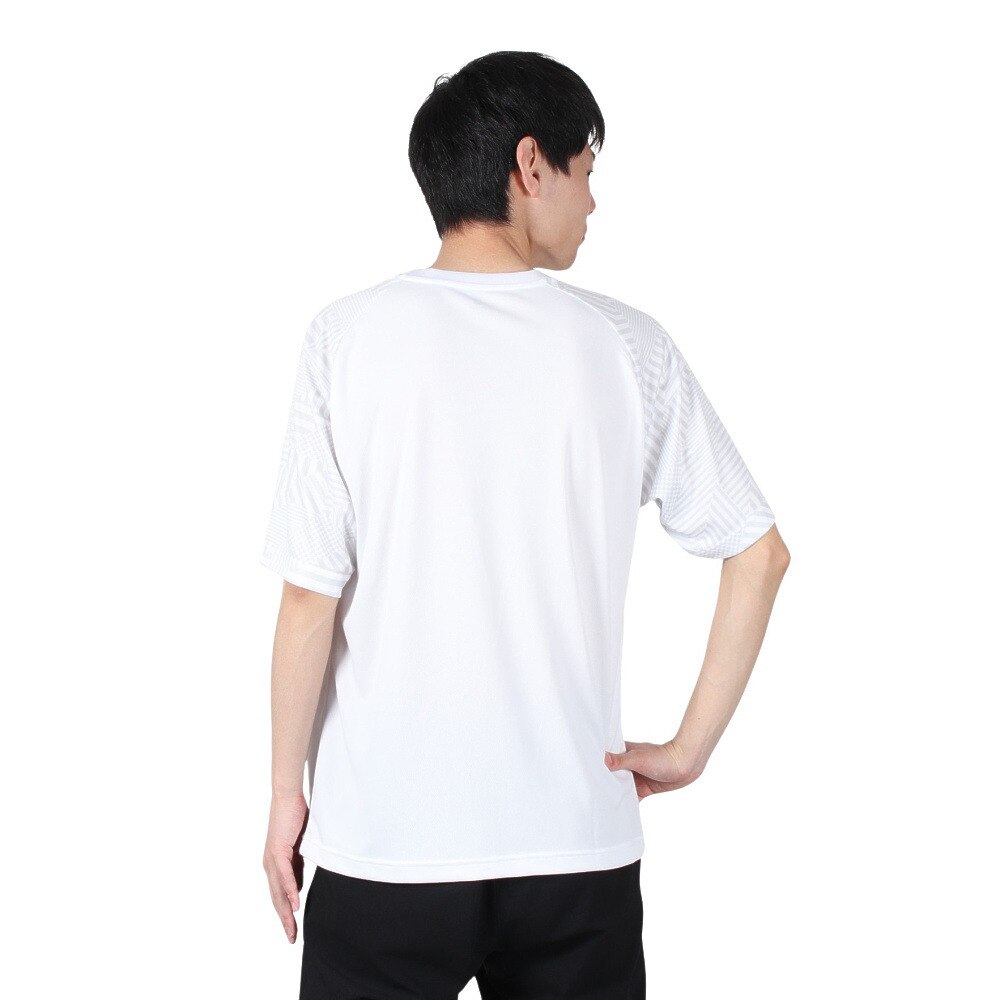 ジローム（GIRAUDM）（メンズ）ドライプラスクール シャインブロック メッシュ 半袖Tシャツ CT4S0026-TR863-GRES WHT