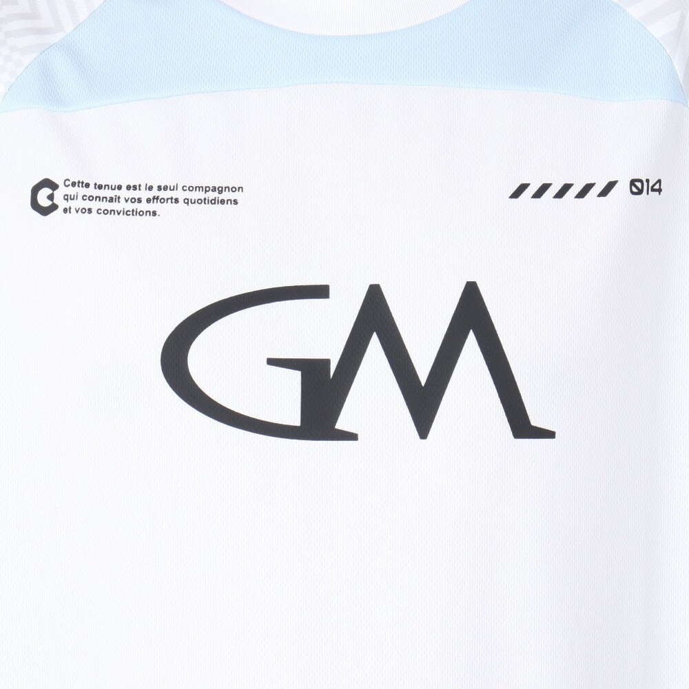 ジローム（GIRAUDM）（メンズ）ドライプラスクール シャインブロック メッシュ 半袖Tシャツ CT4S0026-TR863-GRES WHT