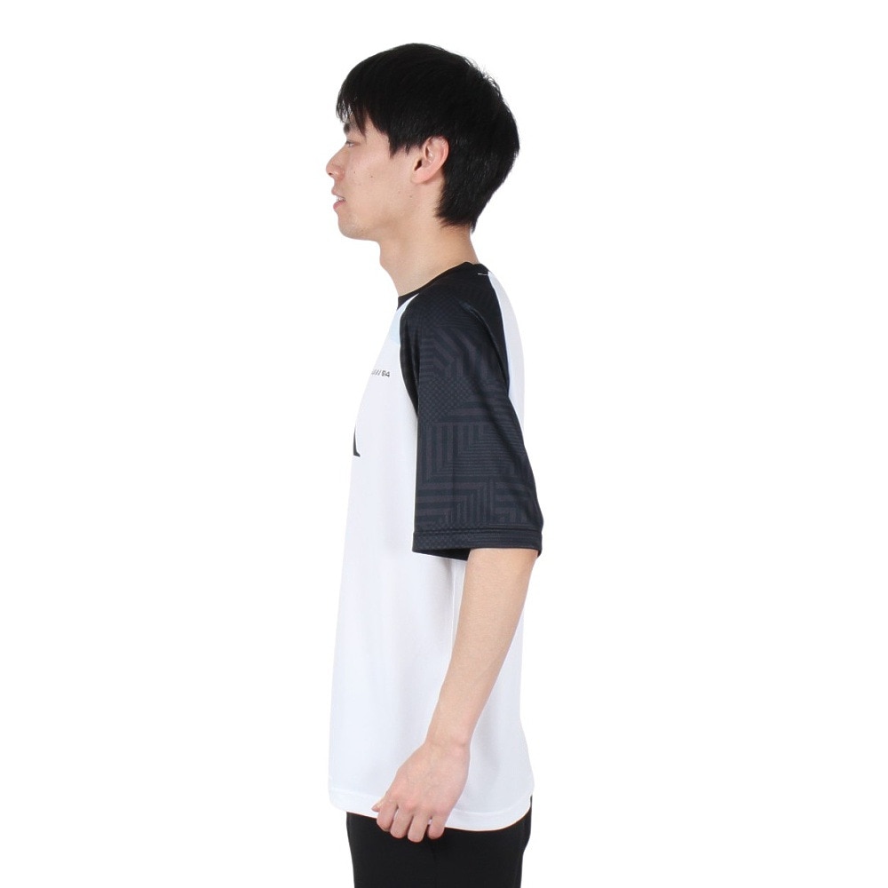 ジローム（GIRAUDM）（メンズ）ドライプラスクール シャインブロック メッシュ 半袖Tシャツ CT4S0026-TR863-GRES WTXBK
