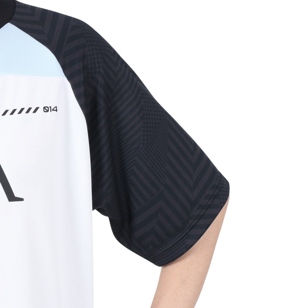 ジローム（GIRAUDM）（メンズ）ドライプラスクール シャインブロック メッシュ 半袖Tシャツ CT4S0026-TR863-GRES WTXBK