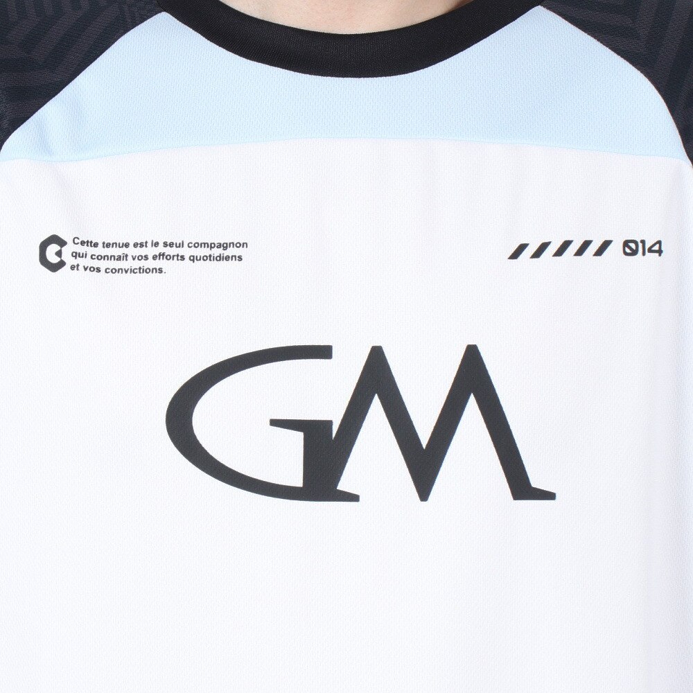 ジローム（GIRAUDM）（メンズ）ドライプラスクール シャインブロック メッシュ 半袖Tシャツ CT4S0026-TR863-GRES WTXBK