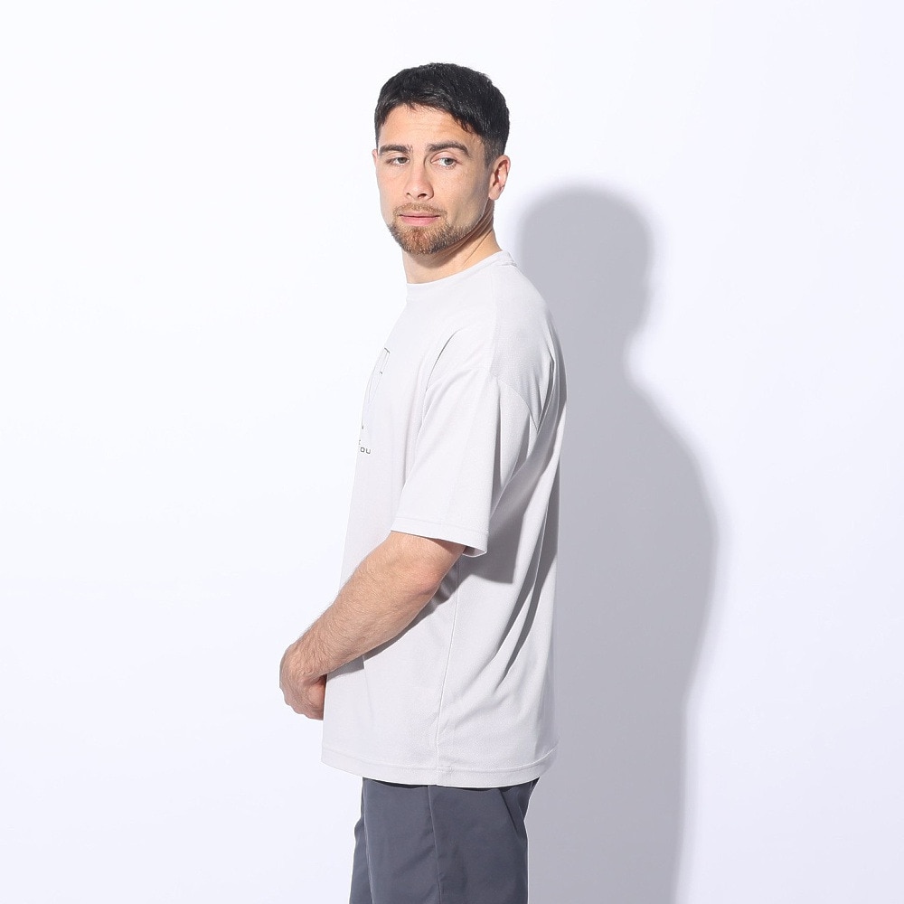 ジローム（GIRAUDM）（メンズ）ドライプラスクール シャインブロック メッシュ 半袖Tシャツ CT4S0027-TR863-GRES GRY