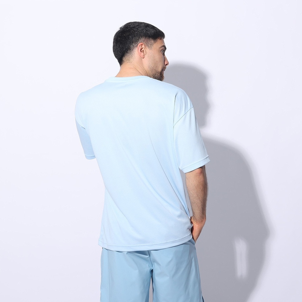 ジローム（GIRAUDM）（メンズ）ドライプラスクール シャインブロック メッシュ 半袖Tシャツ CT4S0027-TR863-GRES LBLU