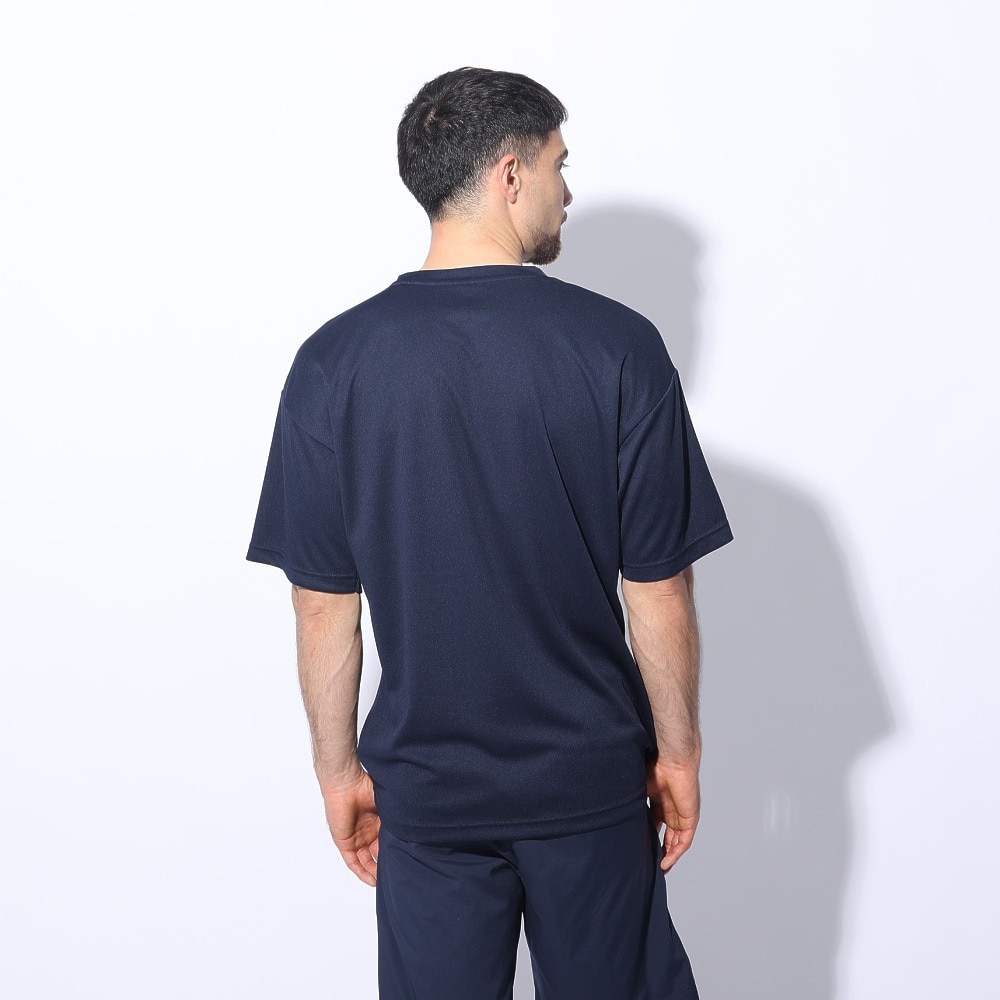 ジローム（GIRAUDM）（メンズ）ドライプラスクール シャインブロック メッシュ 半袖Tシャツ CT4S0027-TR863-GRES NVY