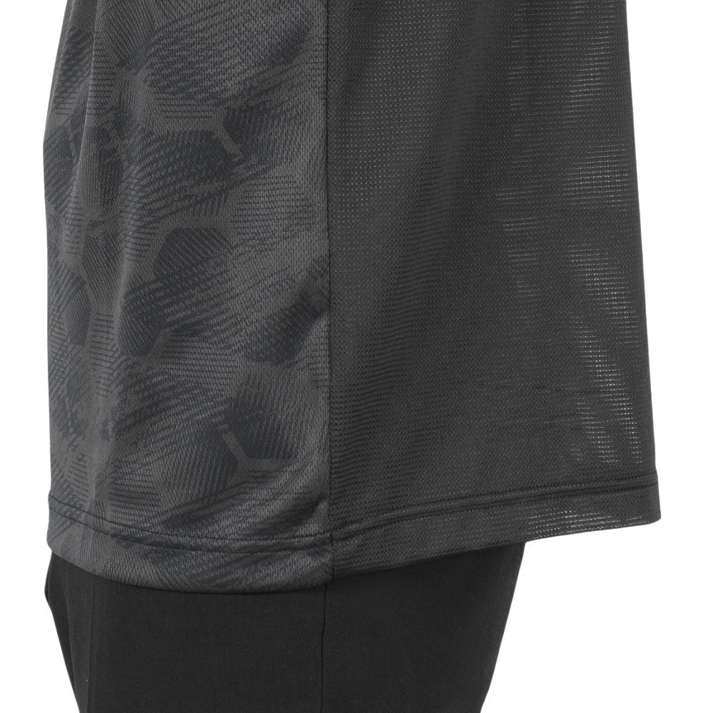 ジローム（GIRAUDM）（メンズ）ドライプラスクール シャインブロック メッシュ 半袖Tシャツ CT4S0028-TR863-GRES BLK