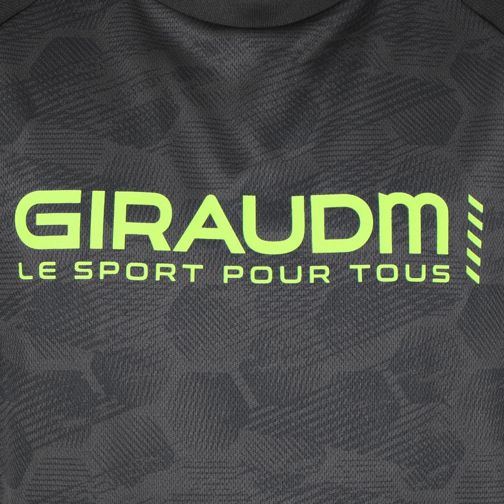 ジローム（GIRAUDM）（メンズ）ドライプラスクール シャインブロック メッシュ 半袖Tシャツ CT4S0028-TR863-GRES BLK