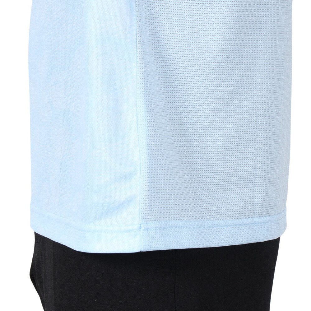 ジローム（GIRAUDM）（メンズ）ドライプラスクール シャインブロック メッシュ 半袖Tシャツ CT4S0028-TR863-GRES LBLU