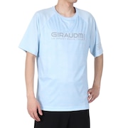 ジローム（GIRAUDM）（メンズ）ドライプラスクール シャインブロック メッシュ 半袖Tシャツ CT4S0028-TR863-GRES LBLU