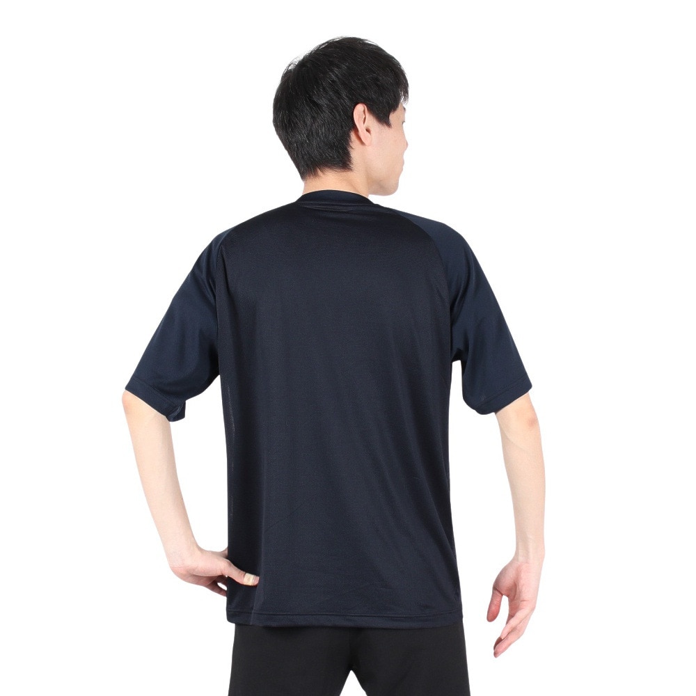 ジローム（GIRAUDM）（メンズ）ドライプラスクール シャインブロック メッシュ Tシャツ CT4S0028-TR863-GRES NVY