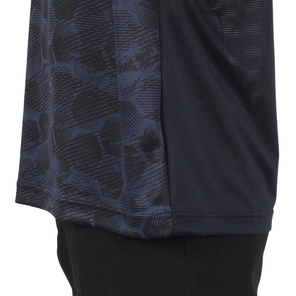 ジローム（GIRAUDM）（メンズ）ドライプラスクール シャインブロック メッシュ Tシャツ CT4S0028-TR863-GRES NVY
