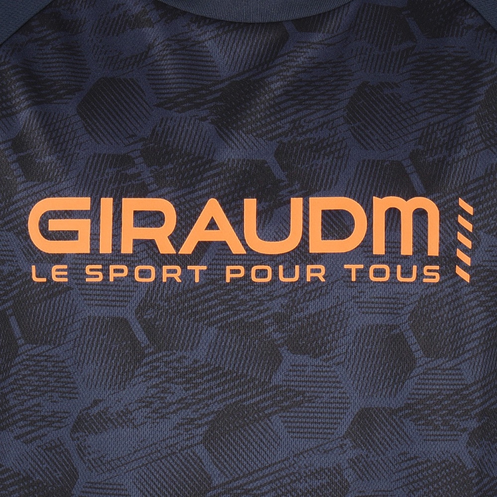 ジローム（GIRAUDM）（メンズ）ドライプラスクール シャインブロック メッシュ Tシャツ CT4S0028-TR863-GRES NVY
