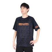 ジローム（GIRAUDM）（メンズ）ドライプラスクール シャインブロック メッシュ Tシャツ CT4S0028-TR863-GRES NVY