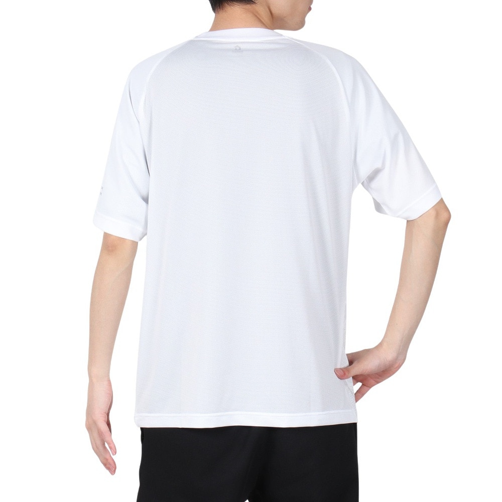 ジローム（GIRAUDM）（メンズ）ドライプラスクール シャインブロック メッシュ 半袖Tシャツ CT4S0028-TR863-GRES WHT