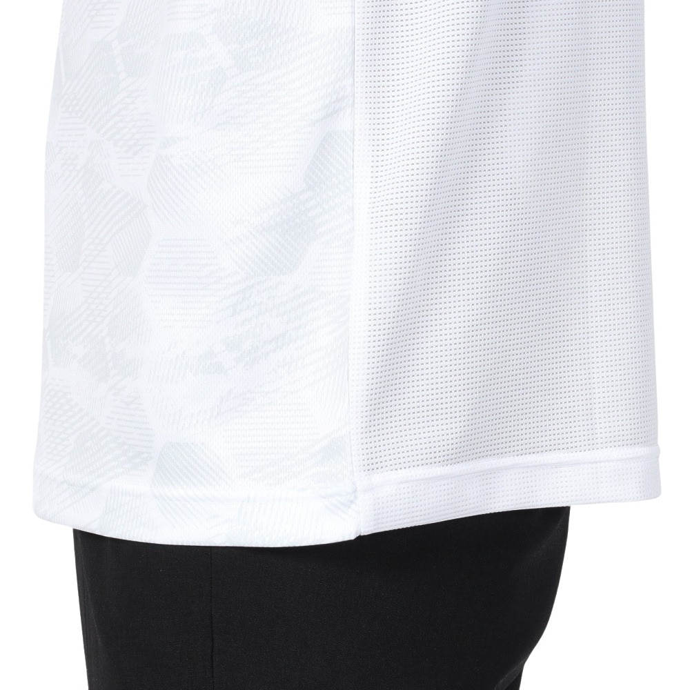 ジローム（GIRAUDM）（メンズ）ドライプラスクール シャインブロック メッシュ 半袖Tシャツ CT4S0028-TR863-GRES WHT
