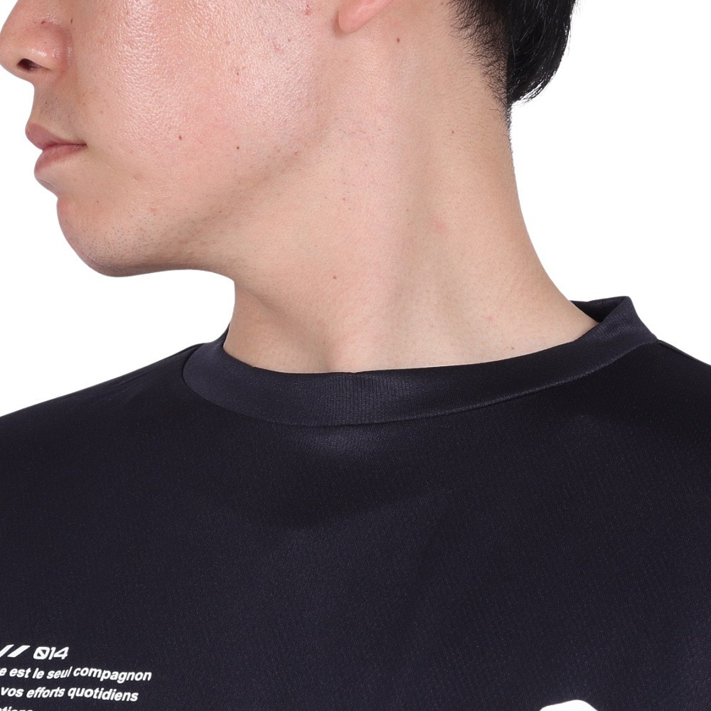 ジローム（GIRAUDM）（メンズ）ドライプラス メッシュ Tシャツ CT4S0029-TR863-GRES BLK