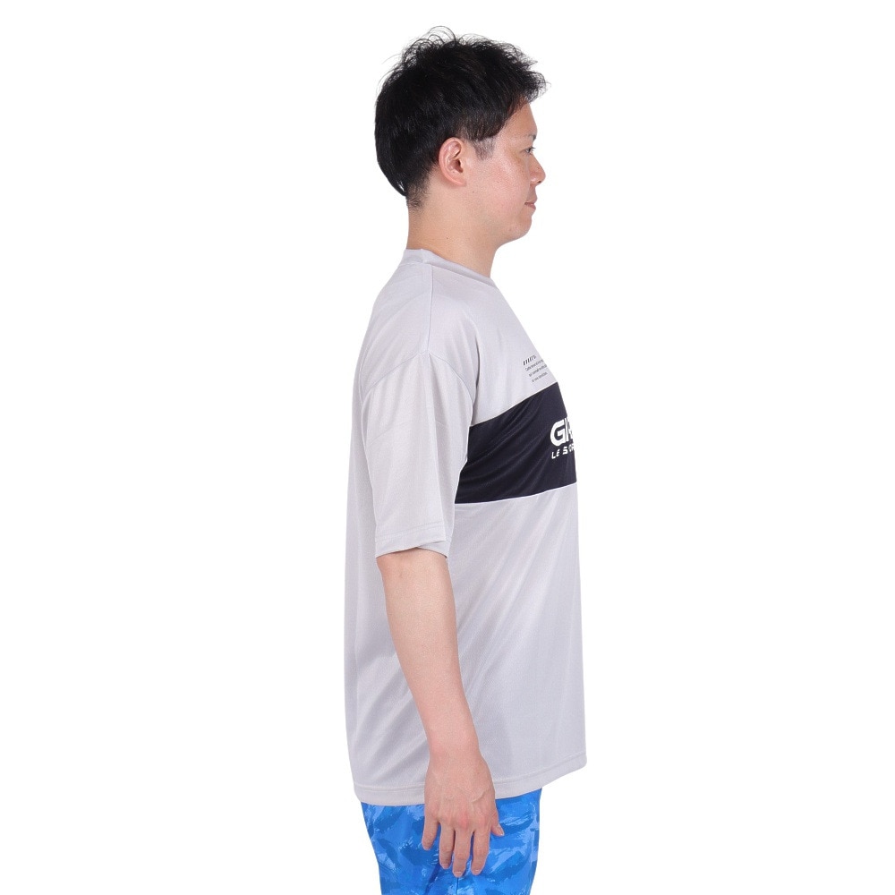 ジローム（GIRAUDM）（メンズ）ドライプラス メッシュ Tシャツ CT4S0029-TR863-GRES GRY