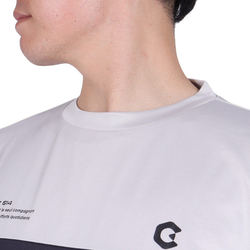 ジローム（GIRAUDM）（メンズ）ドライプラス メッシュ Tシャツ CT4S0029-TR863-GRES GRY