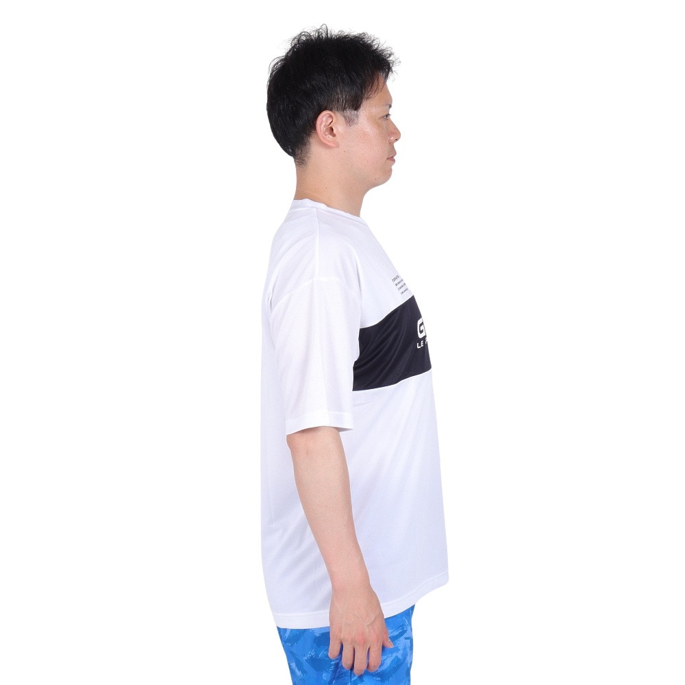 ジローム（GIRAUDM）（メンズ）ドライプラス メッシュ Tシャツ CT4S0029-TR863-GRES WHT