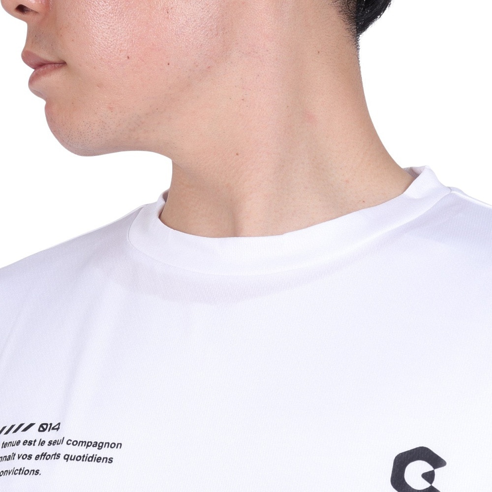 ジローム（GIRAUDM）（メンズ）ドライプラス メッシュ Tシャツ CT4S0029-TR863-GRES WHT