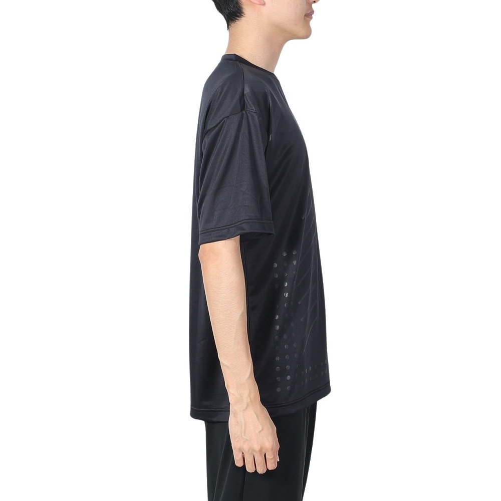 ジローム（GIRAUDM）（メンズ）ドライプラス メッシュ 半袖Tシャツ CT4S0030-TR863-GRES BLK