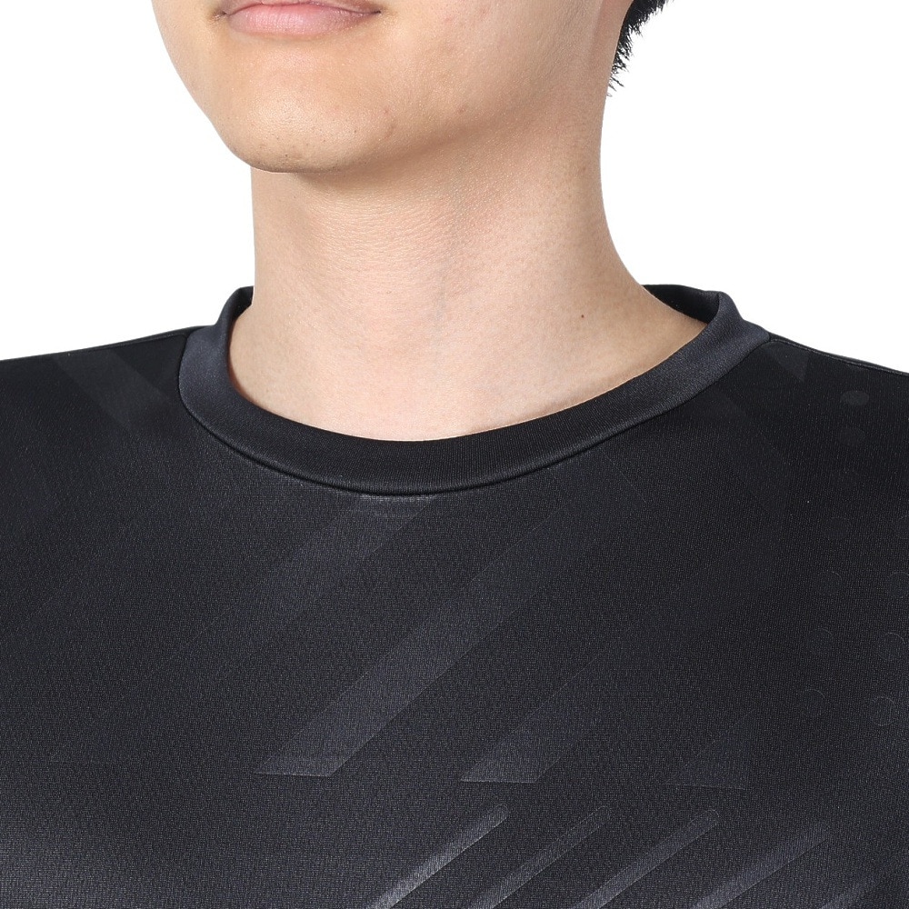 ジローム（GIRAUDM）（メンズ）ドライプラス メッシュ 半袖Tシャツ CT4S0030-TR863-GRES BLK