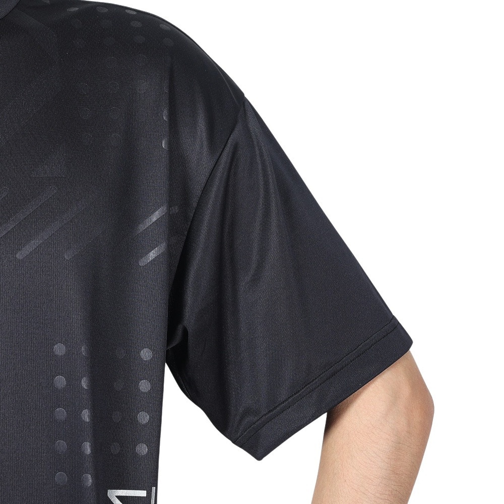 ジローム（GIRAUDM）（メンズ）ドライプラス メッシュ 半袖Tシャツ CT4S0030-TR863-GRES BLK