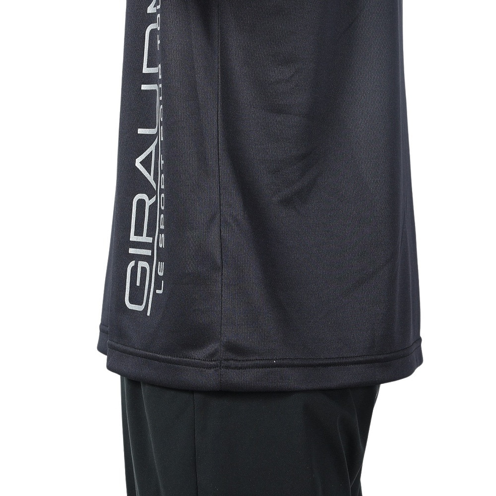ジローム（GIRAUDM）（メンズ）ドライプラス メッシュ 半袖Tシャツ CT4S0030-TR863-GRES BLK