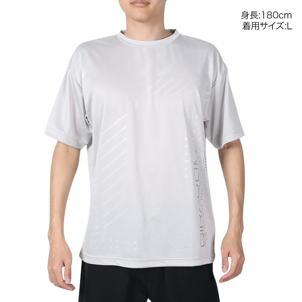 ジローム（GIRAUDM）（メンズ）ドライプラス メッシュ 半袖Tシャツ CT4S0030-TR863-GRES GRY