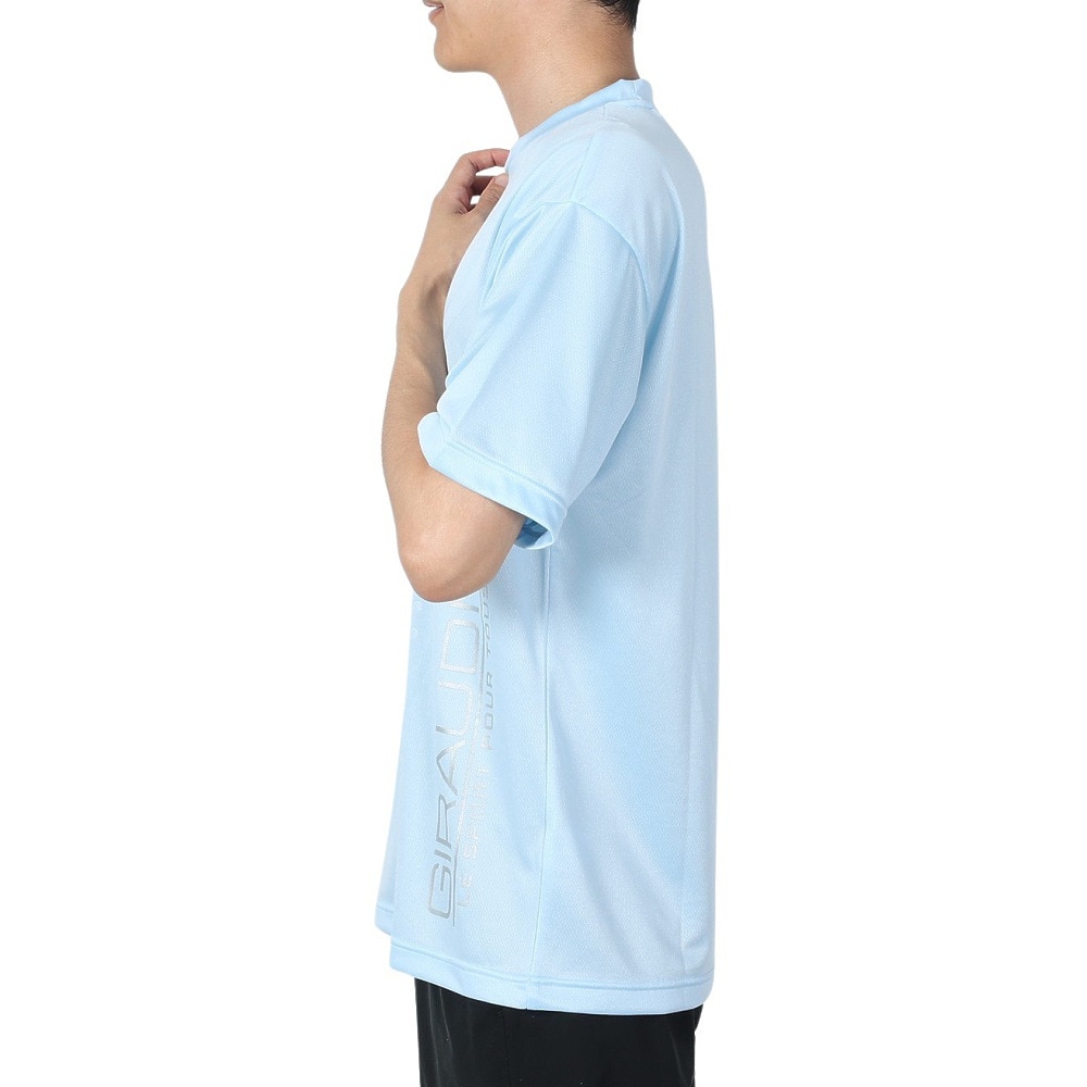 ジローム（GIRAUDM）（メンズ）ドライプラス メッシュ 半袖Tシャツ CT4S0030-TR863-GRES LBLU