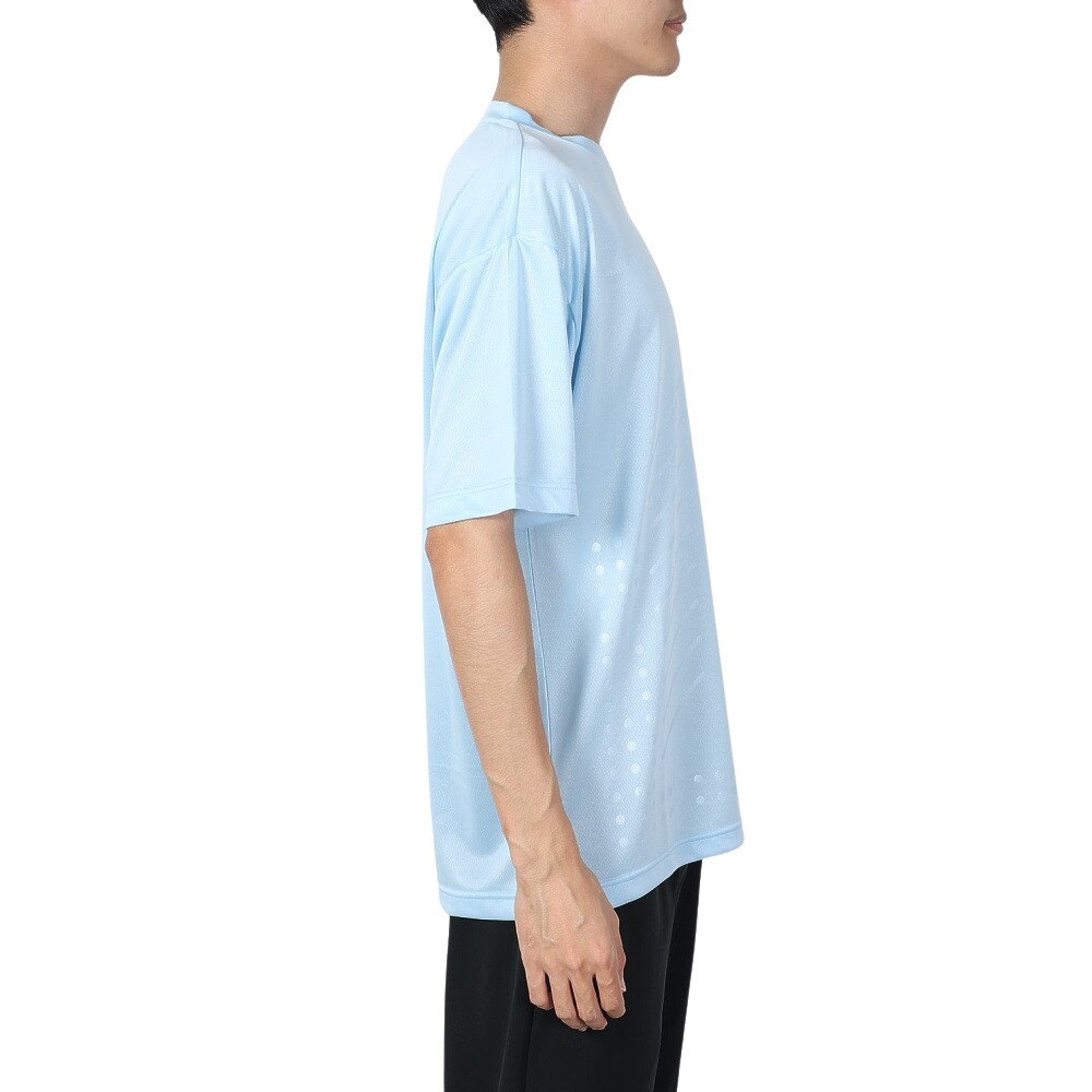 ジローム（GIRAUDM）（メンズ）ドライプラス メッシュ 半袖Tシャツ CT4S0030-TR863-GRES LBLU