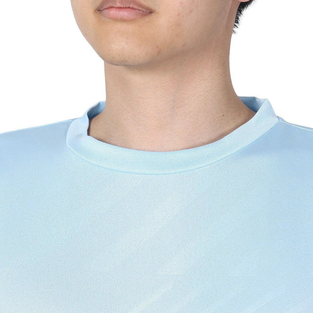 ジローム（GIRAUDM）（メンズ）ドライプラス メッシュ 半袖Tシャツ CT4S0030-TR863-GRES LBLU