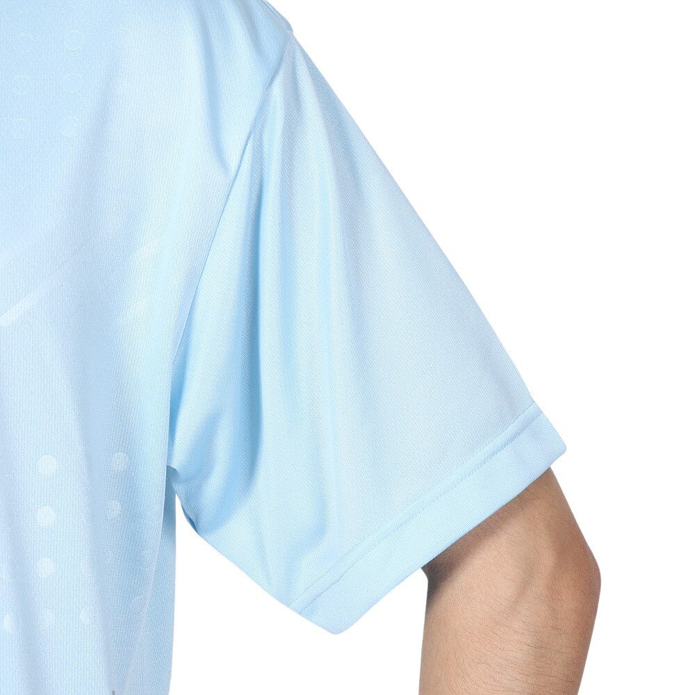 ジローム（GIRAUDM）（メンズ）ドライプラス メッシュ 半袖Tシャツ CT4S0030-TR863-GRES LBLU