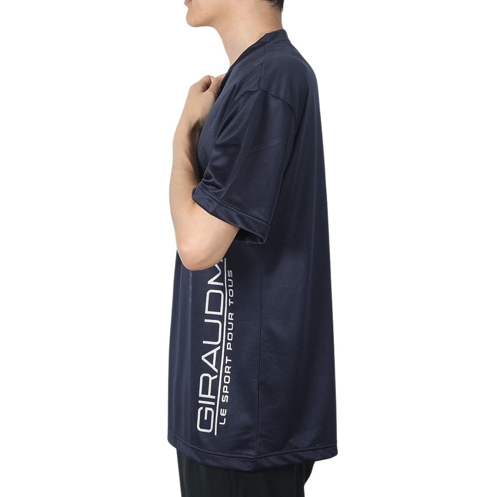 ジローム（GIRAUDM）（メンズ）ドライプラス メッシュ 半袖Tシャツ CT4S0030-TR863-GRES NVY