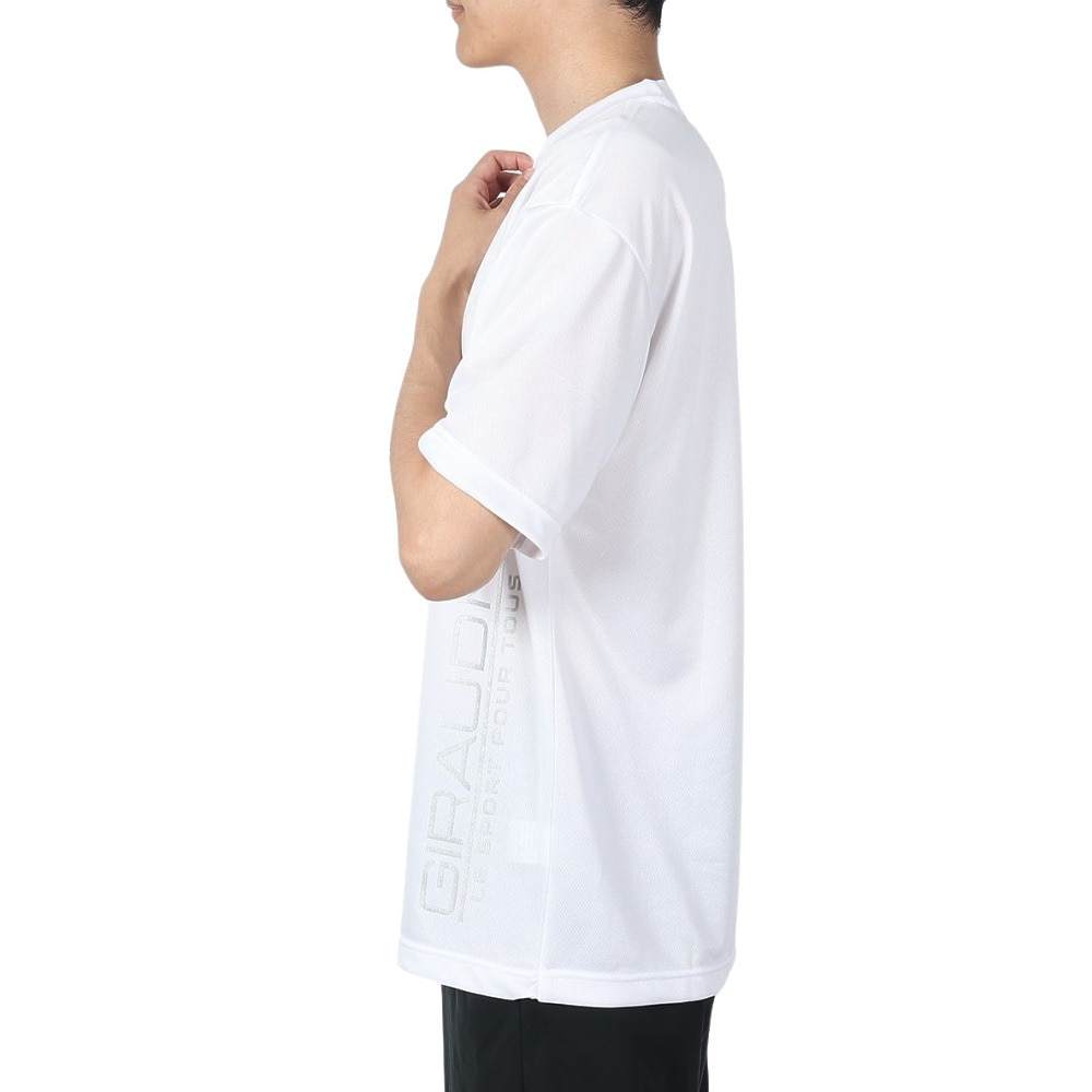 ジローム（GIRAUDM）（メンズ）ドライプラス メッシュ 半袖Tシャツ CT4S0030-TR863-GRES WHT