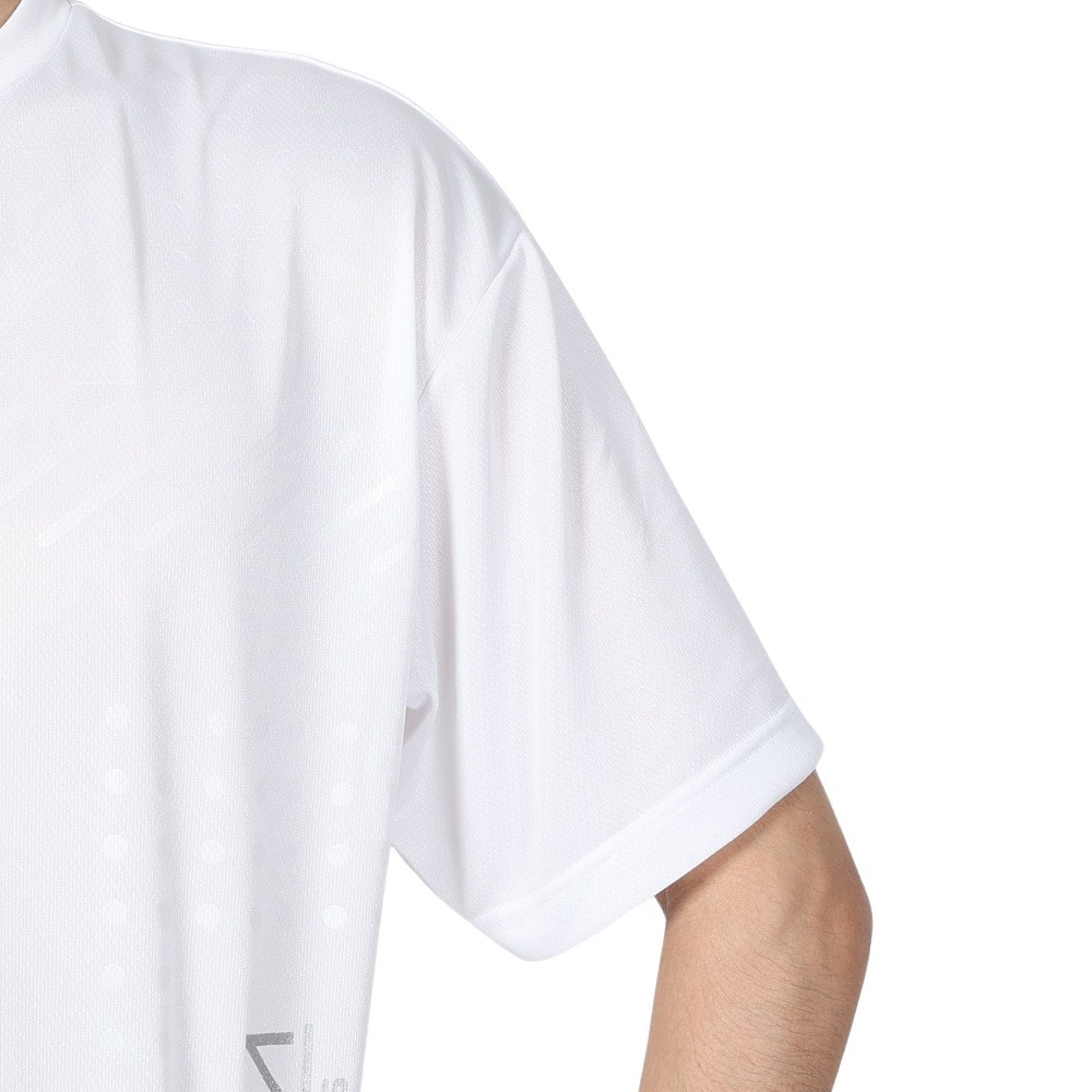 ジローム（GIRAUDM）（メンズ）ドライプラス メッシュ 半袖Tシャツ CT4S0030-TR863-GRES WHT