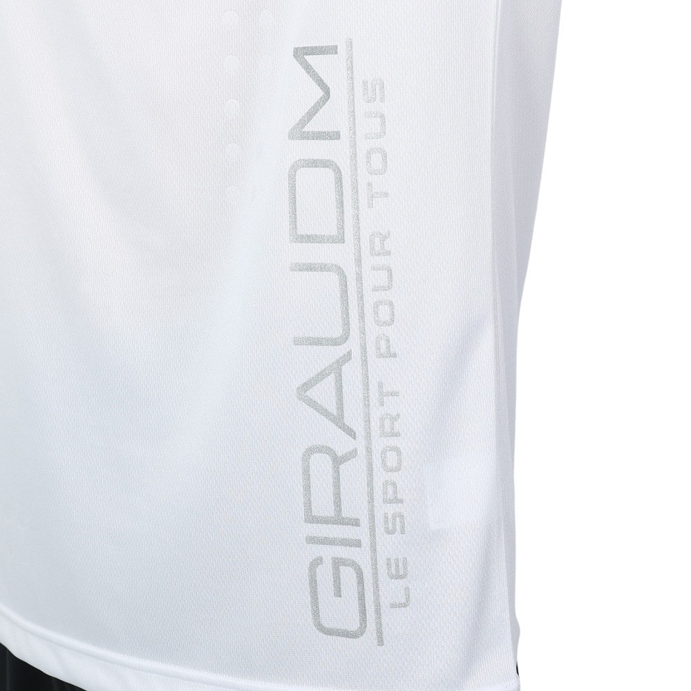 ジローム（GIRAUDM）（メンズ）ドライプラス メッシュ 半袖Tシャツ CT4S0030-TR863-GRES WHT