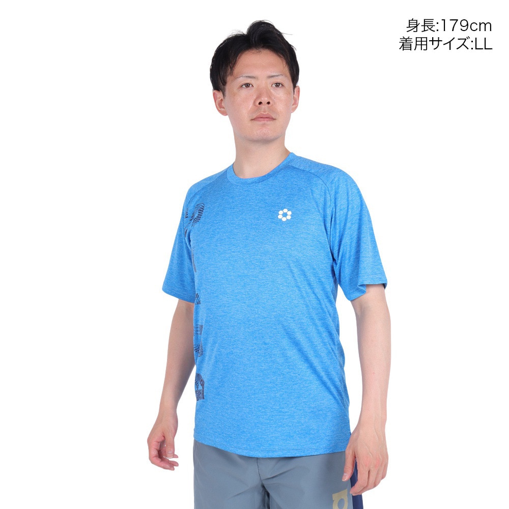 スフィーダ（SFIDA）（メンズ）COOLTECT SFIDA TR シャツヘザー SA-24X22 BLU