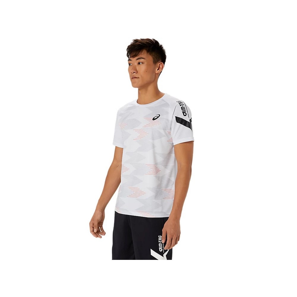 アシックス（ASICS）（メンズ、レディース）A-I-M ドライグラフィック 半袖シャツ 2031E553.100