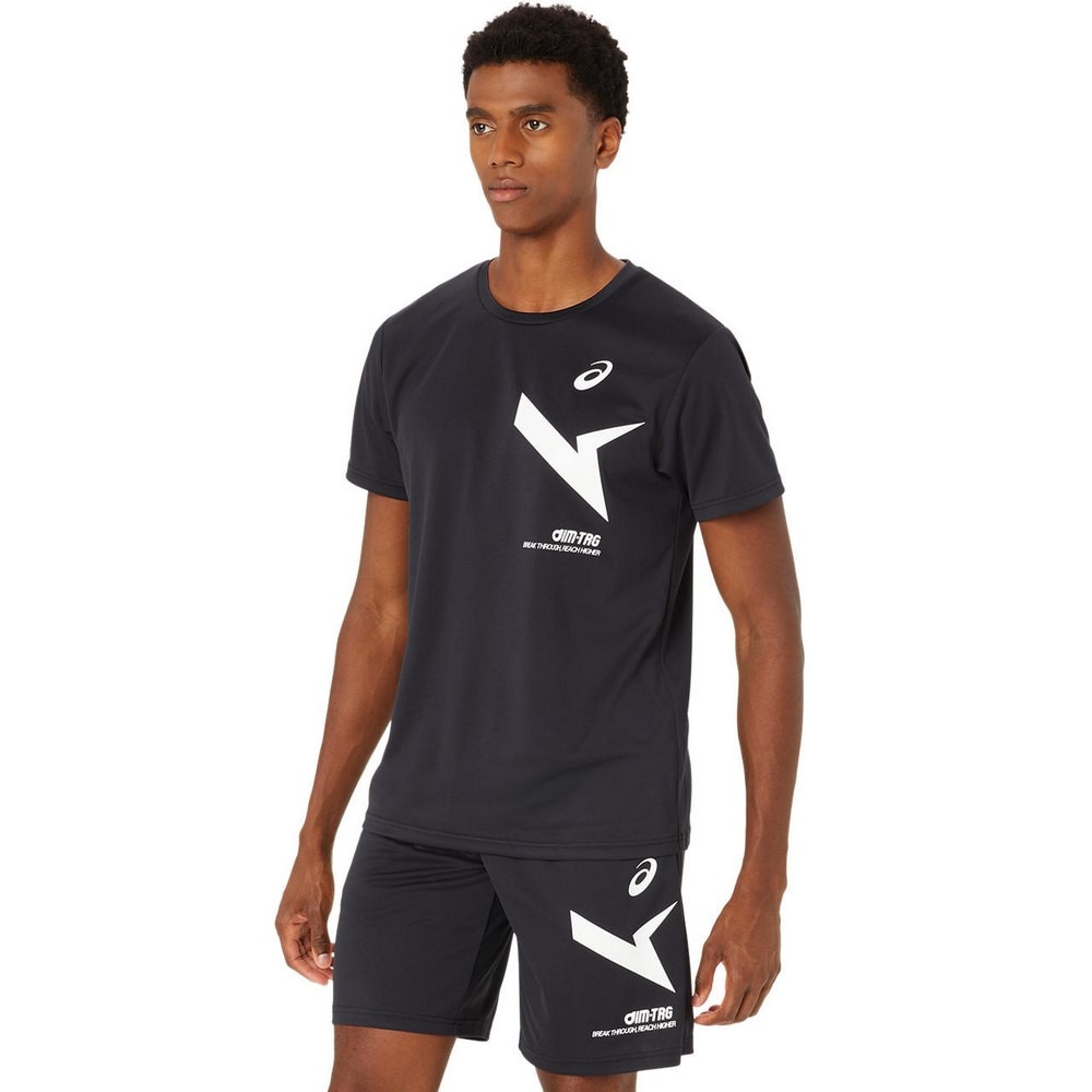 アシックス（ASICS）（メンズ、レディース）A-I-M ドライ半袖シャツ 2031E555.001