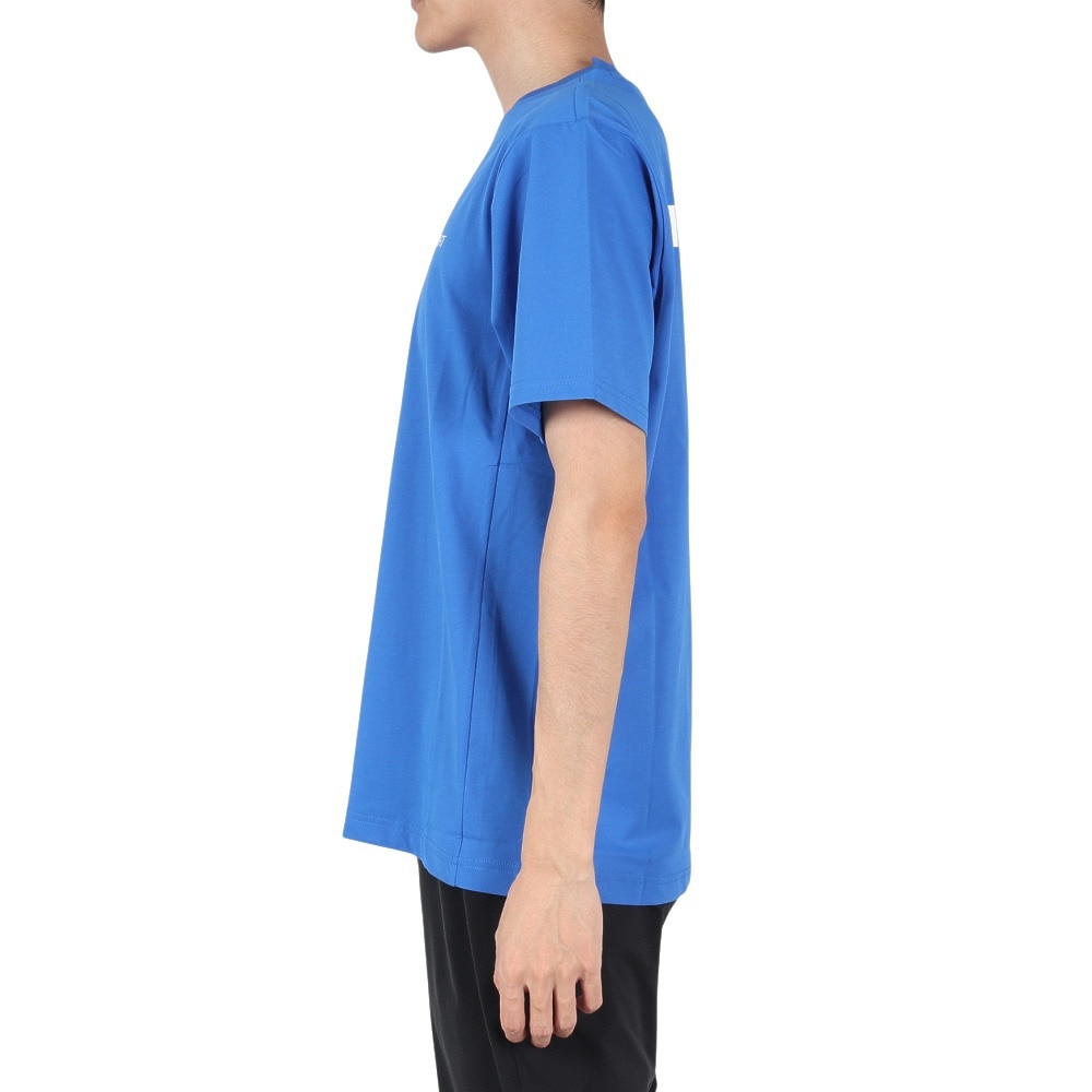 デサント（DESCENTE）（メンズ）S.F.TECH TOUGH バックロゴ 半袖Tシャツ DMMXJA54 BL