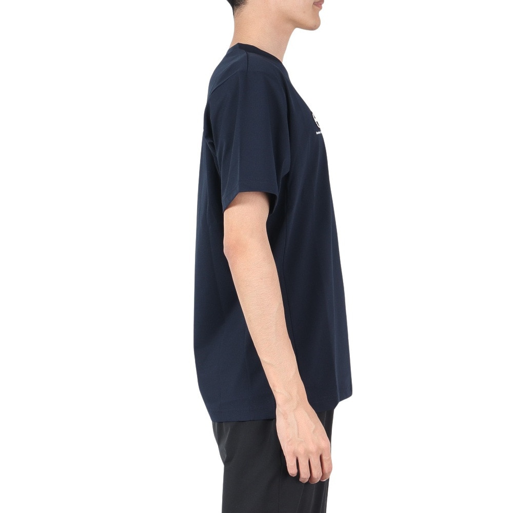 デサント（DESCENTE）（メンズ）S.F.TECH TOUGH バックロゴ 半袖Tシャツ DMMXJA54 NV